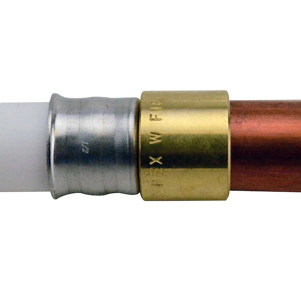 Apollo 1/2 in. Brass PEX Barb x 1/2 in. Female Copper Sweat Adapter Jar (40-Pack), 40PK APXFS1240JR - main